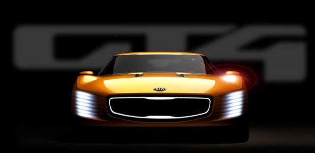 Kia teases new rear-drive coup. Image by Kia.