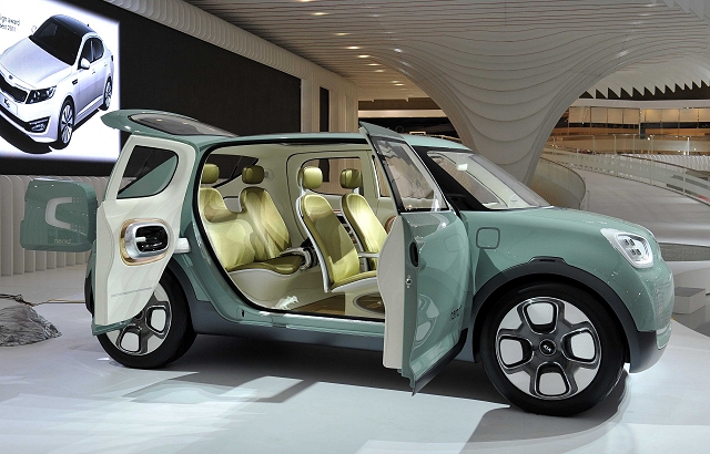 Kia shows electric future. Image by Kia.