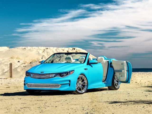 Kia and the American road trip at SEMA. Image by Kia.