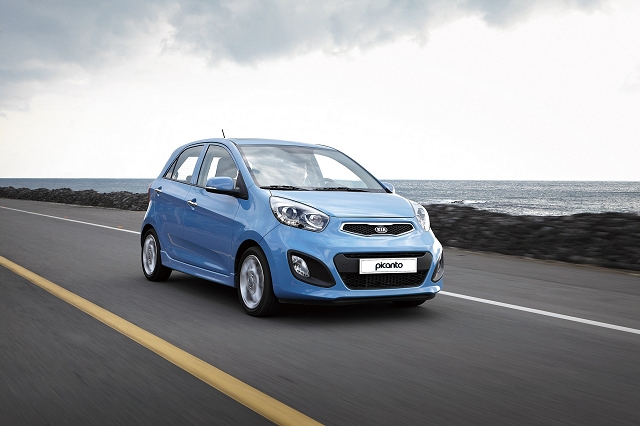 New Kia Picanto dips into free tax band. Image by Kia.