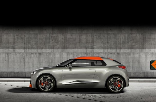 Kia's hybrid coup concept. Image by Kia.