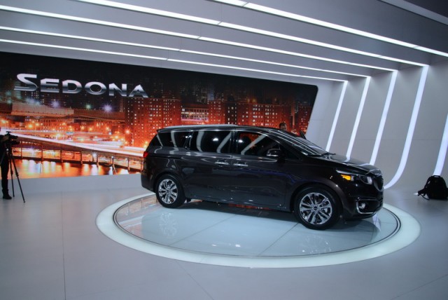 Kia's Sedona looks the part. Image by Newspress.