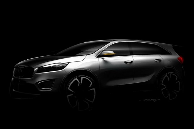 Kia's bold new look for Sorento. Image by Kia.