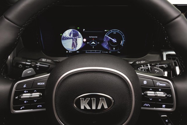 Kia upgrades blind-spot tech. Image by Kia.