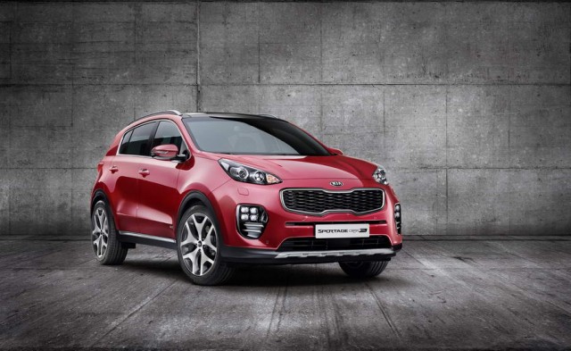 New Sportage revealed in full by Kia. Image by Kia.