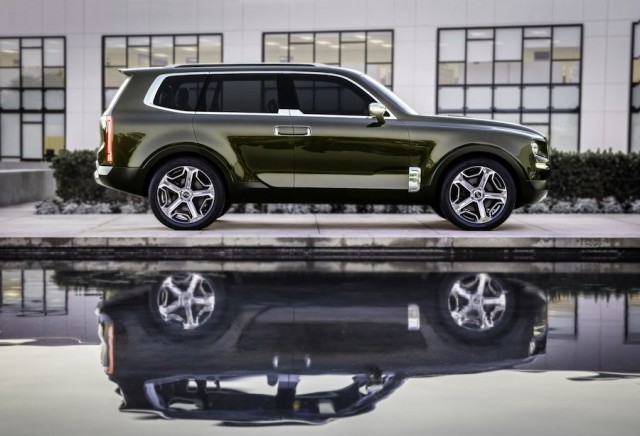 Kia reveals seven-seat Telluride SUV. Image by Kia.