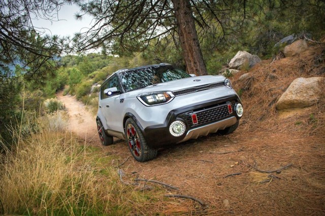 Kia Trail'ster previews hybrid Soul. Image by Kia.