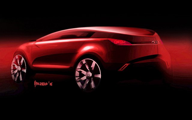 Kia's new design Kue. Image by Kia.