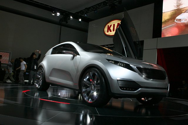 Kia's concept holds new design Kue-s. Image by Shane O' Donoghue.