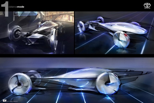 LA Design Challenge: Toyota e-grus. Image by CALTY Design Research - Toyota Design Network.
