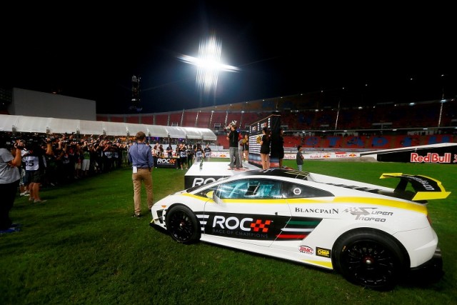 Lamborghini at the Race of Champions. Image by Lamborghini.