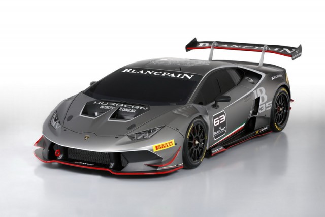 Lambo's latest racer revealed. Image by Lamborghini.