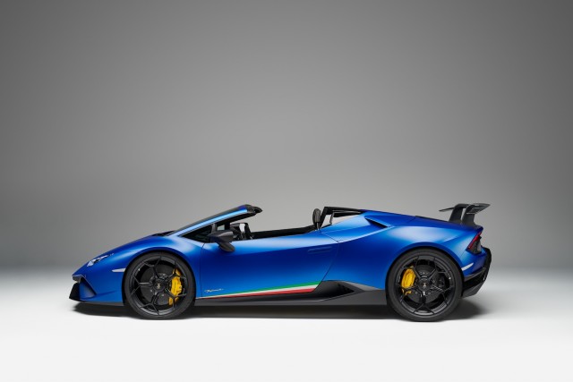 Lamborghini Huracan Spyder gets Performante treatment. Image by Lamborghini.