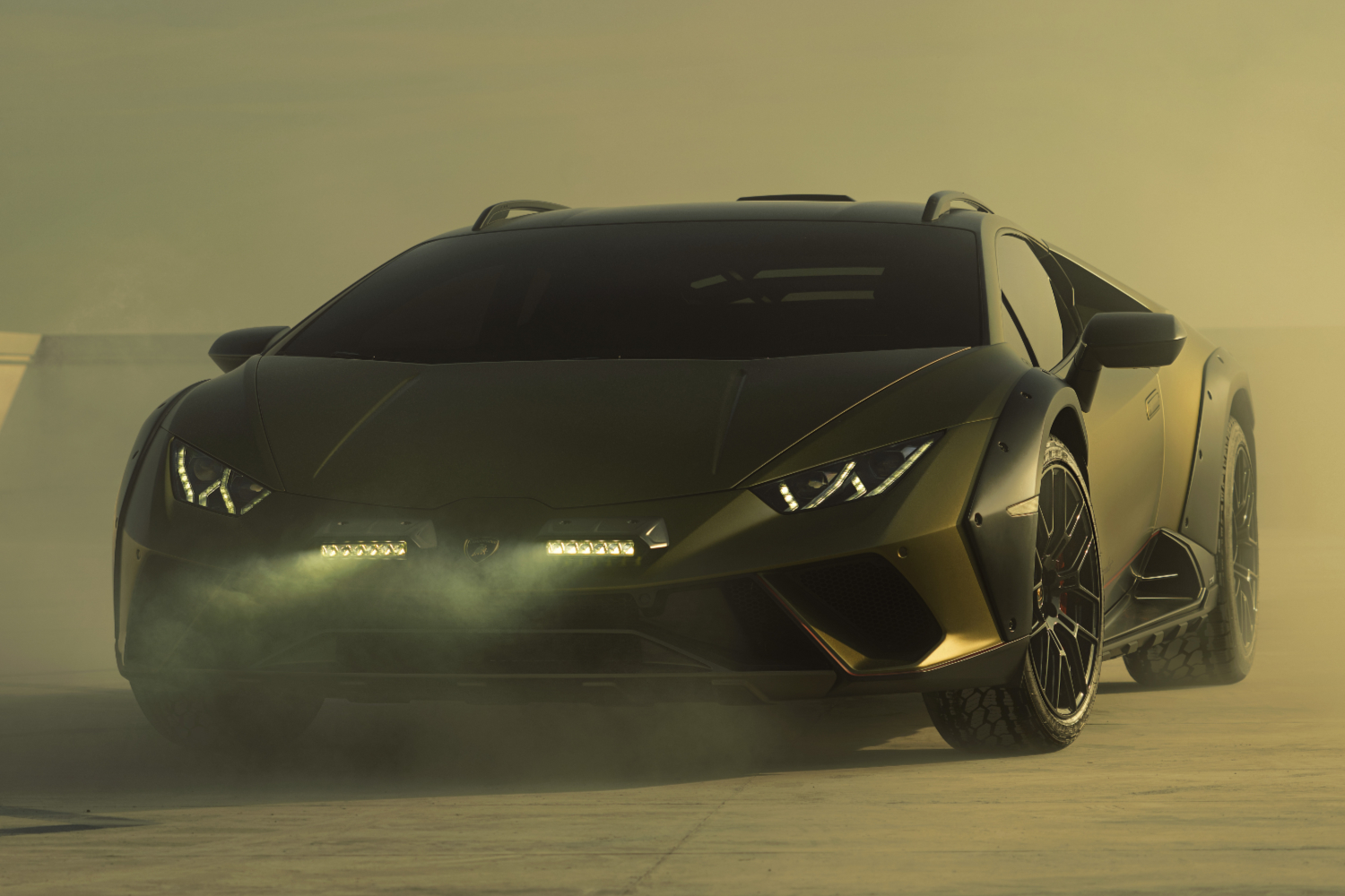 Lamborghini offers glimpse of all-terrain Huracn Sterrato ahead of reveal. Image by Lamborghini.