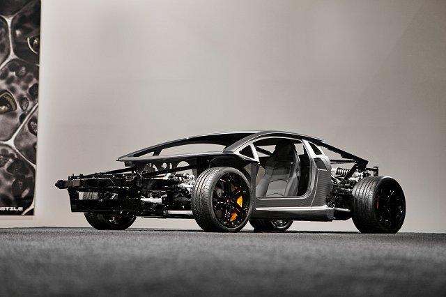 Lamborghini Aventador up close and personal. Image by Lamborghini.