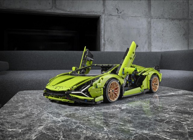 Lamborghini Sian goes Lego. Image by Lamborghini.