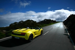 2009 Lamborghini Gallardo LP560-4 Spyder. Image by Lamborghini.