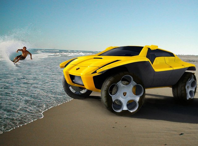 Gallardo for the sand dunes! Image by Michelin.