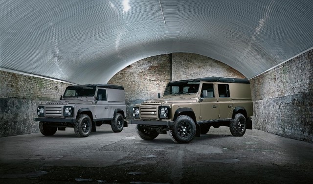 Special edition Defender. Image by Land Rover.
