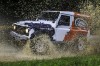 Go Defender racing with Bowler. Image by Land Rover.