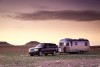 New Range Rover tows Airstream caravan on epic journey. Image by Land Rover.