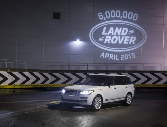 Land Rover hits six million. Image by Land Rover.