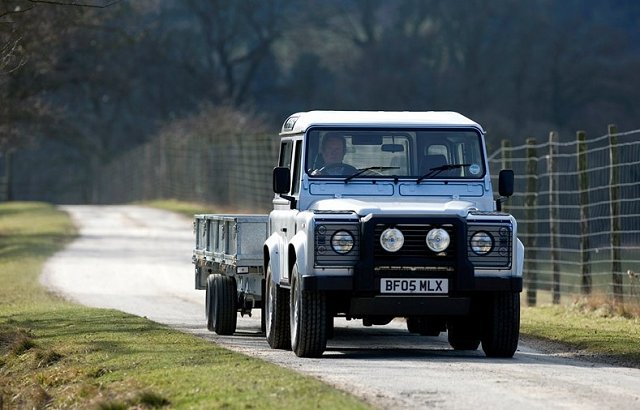 Oldest Land Rover defends its corner. Image by Land Rover.