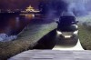 Range Rover driven over paper bridge in China. Image by Land Rover.