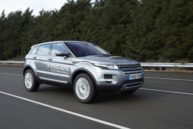 Evoque goes nine-speed. Image by Land Rover.