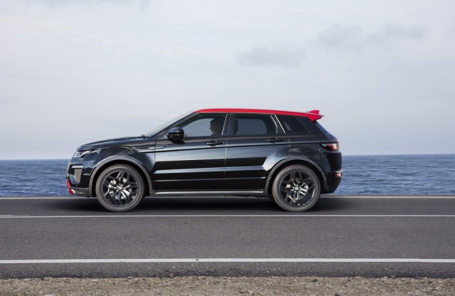 Range Rover fires up Ember edition Evoque. Image by Land Rover.