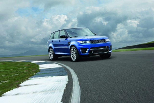 Incoming: Range Rover Sport SVR. Image by Land Rover.