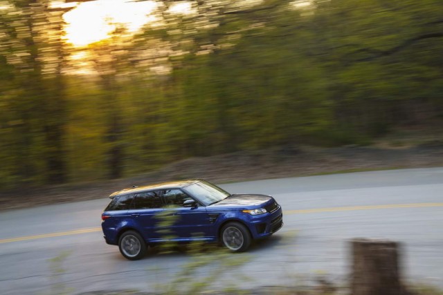 First drive: Range Rover Sport SVR. Image by Land Rover.