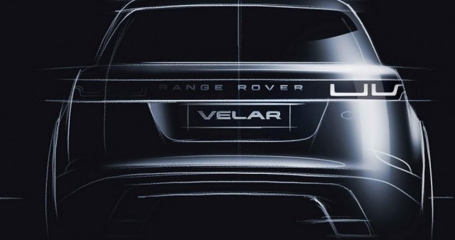 Range Rover Velar previewed. Image by Land Rover.