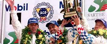 The winning BMW team