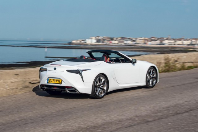 First drive: Lexus LC Convertible. Image by Lexus.