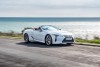 2020 Lexus LC 500 Convertible UK test. Image by Lexus.