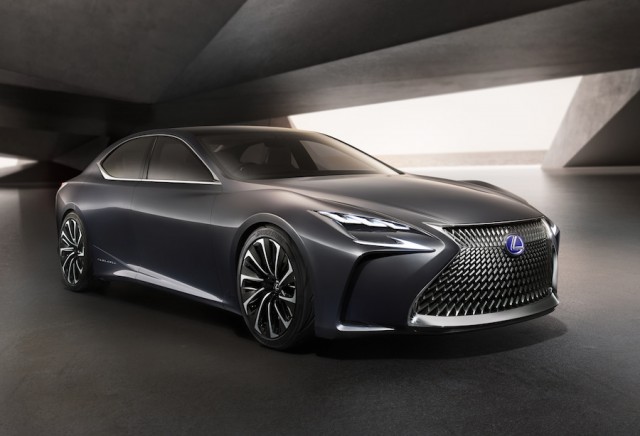 Hydrogen powered Lexus LF-LC could be new LS. Image by Lexus.