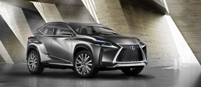 Shocking looks for Lexus SUV concept. Image by Lexus.