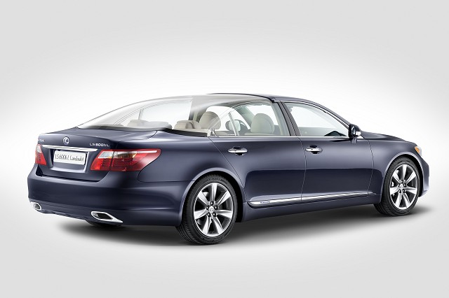 Lexus creates one-off royal limo. Image by Lexus.