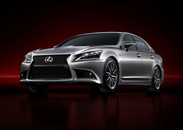 Lexus sexes up its LS flagship saloon. Image by Lexus.