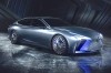 Lexus LS+ is a more realistic self-driving concept. Image by Lexus.
