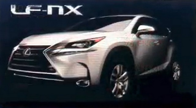 Lexus reveals NX - sort of. Image by Lexus.