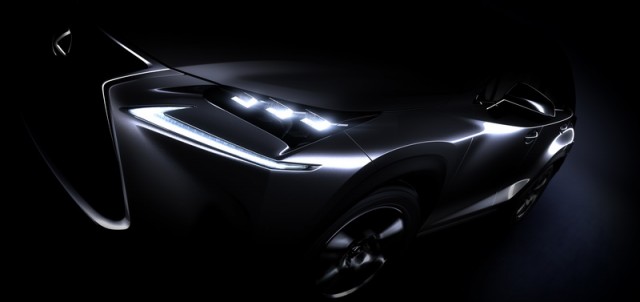 Lexus NX teased. Image by Lexus.