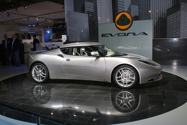 Lotus unveils and names the Evora. Image by Shane O' Donoghue.