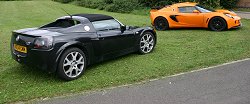 2004 Lotus Exige and Vauxhall VX220 Turbo. Image by Shane O' Donoghue.