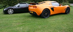 2004 Lotus Exige and Vauxhall VX220 Turbo. Image by Shane O' Donoghue.