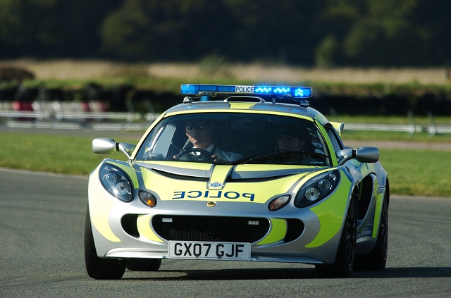 2007 Lotus Exige in police livery. Image by Lotus.