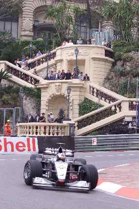 McLaren snatched 1st and 3rd place on the grid - they soon lost those positions