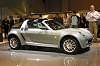 One of our show stars - the new Smart Roadster. Photograph by Mark Sims. Click here for a larger image.