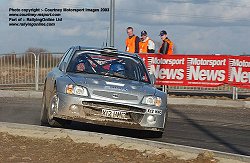 Justin Dale. Image by RallyingOnline.com. Click here for a larger image.